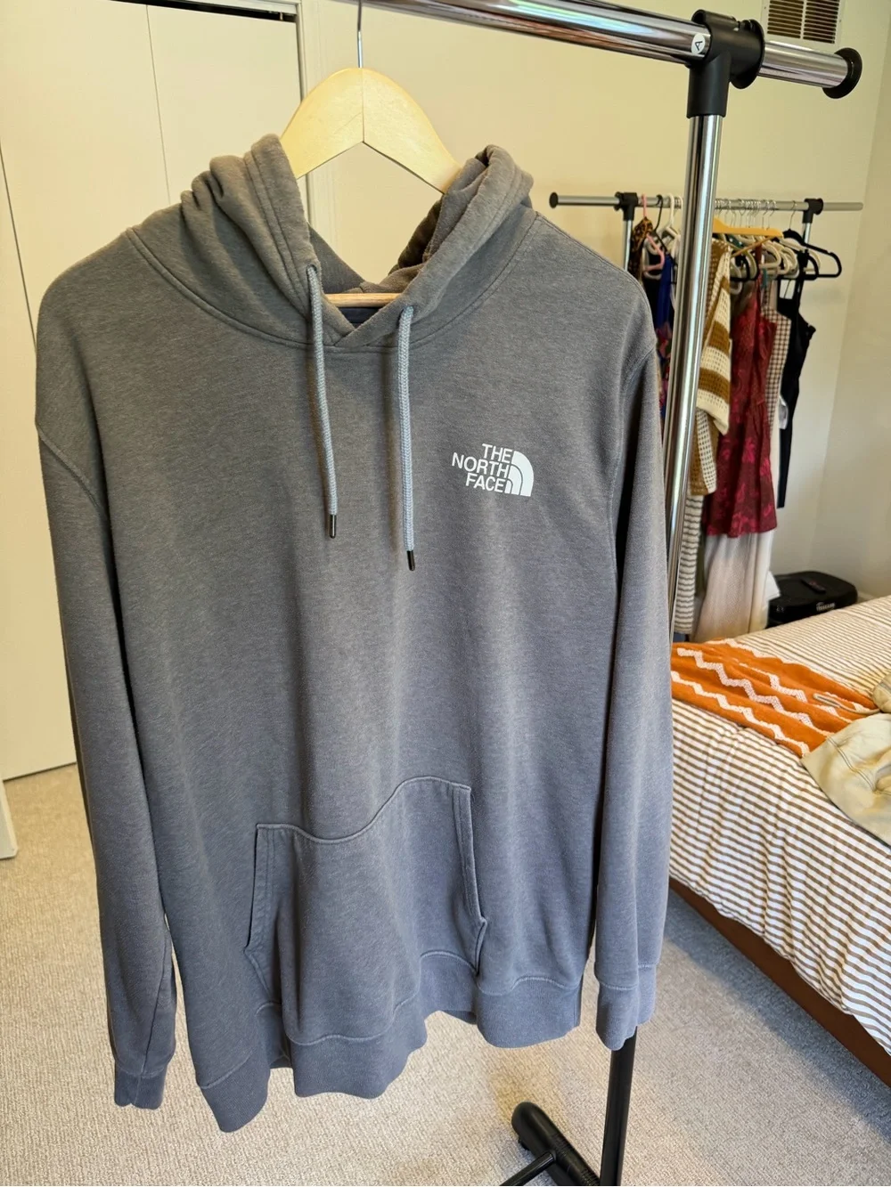 The North Face Men's Charcoal Gray Pullover Hoodie